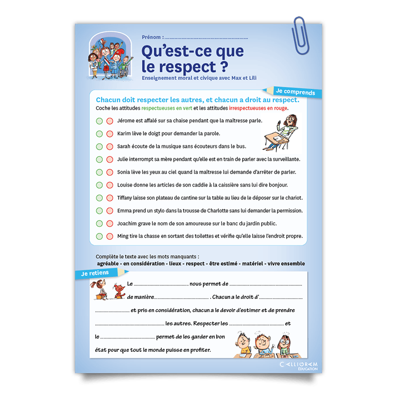 Max_et_Lili_Guide_EMC_Qu-est-ce-que-le-respect_Fiche_Eleve