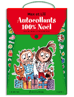 Pochette autocollants Max et Lili 100 % Noël