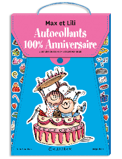 Pochette autocollants Max et Lili 100 % Anniversaire