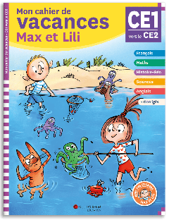 Cahier de vacances Max et Lili - CE1/CE2