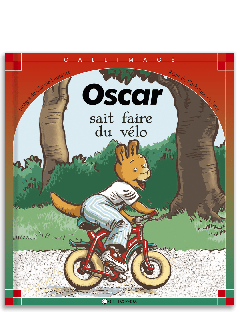 Oscar sait faire du vélo