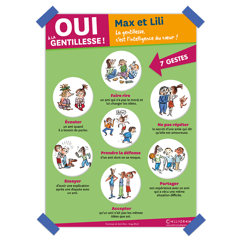 Affiche Oui à la gentillesse !