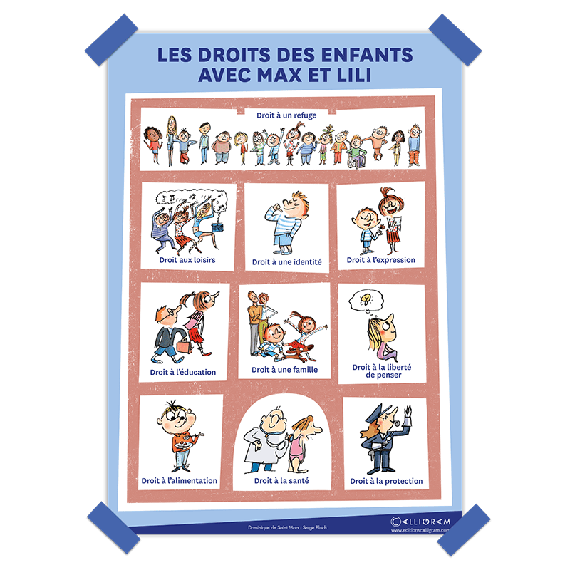 Affiche Droits de l'enfant