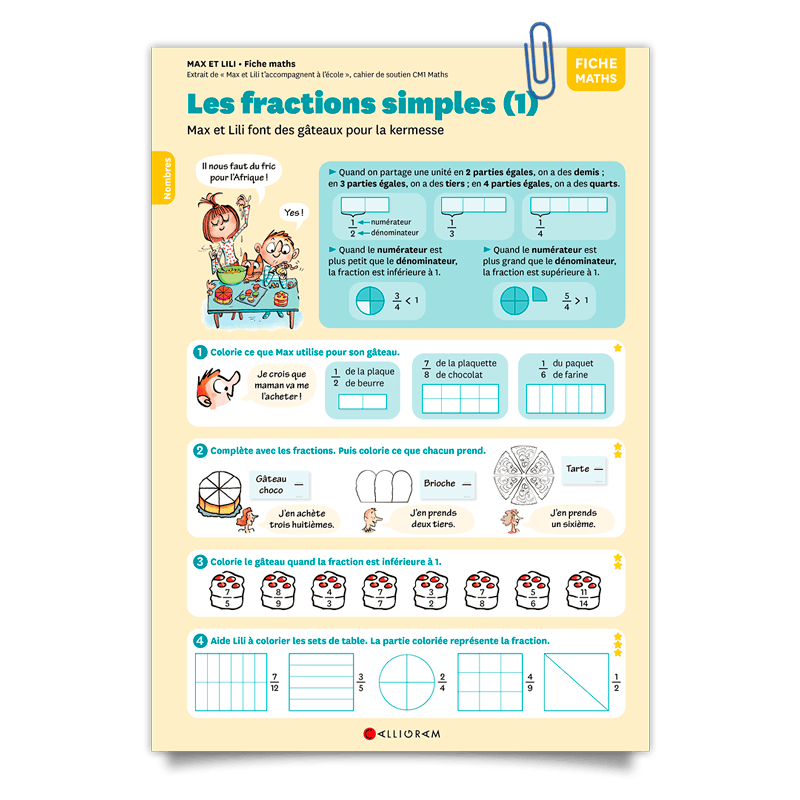 Maths - Les fractions simples